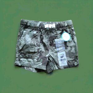 Carters Shorts Baby 3 Months Camo Drawstring Pockets